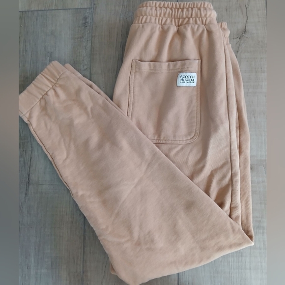 SCOTCH & SODA UNISEX ORGANIC COTTON SWEATPANTS SIZE M - Picture 3 of 5